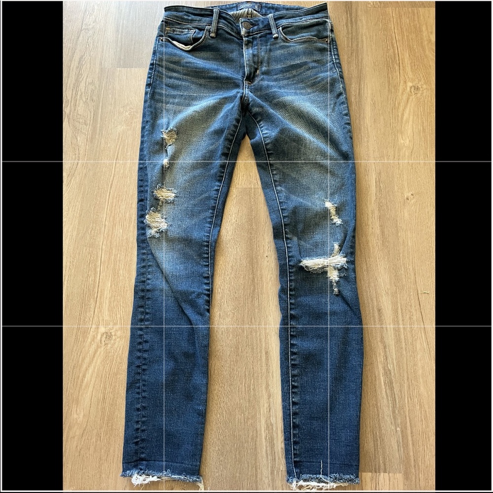 A&F ripped jeans